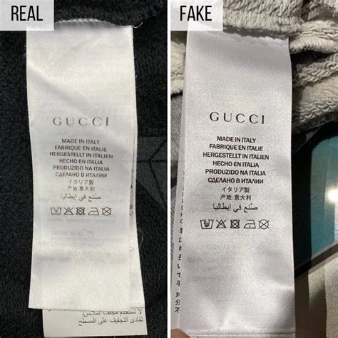 gucci hoodie wash tag